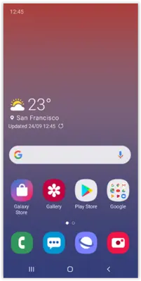 Samsung One UI Home android App screenshot 2